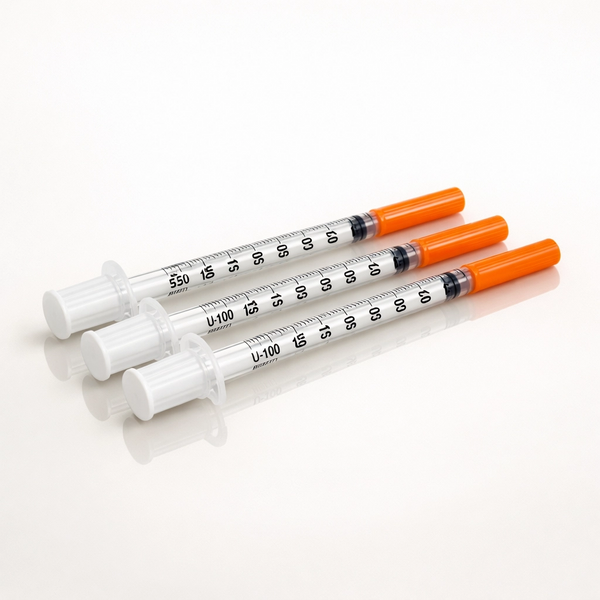 Insulin syringes for peptide research - Pept Australia