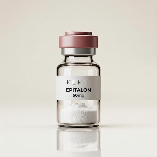 Epitalon research peptide vial for telomere research - Pept Australia