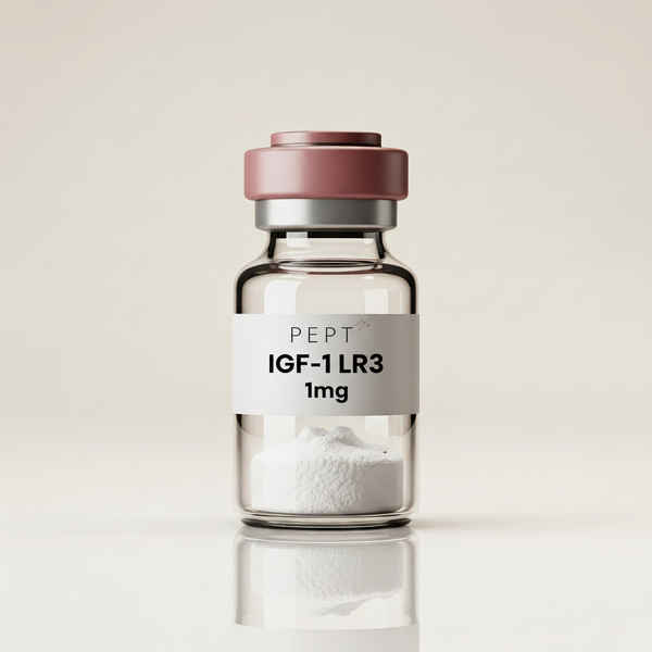 IGF-1 LR3 growth factor research peptide vial - Pept Australia